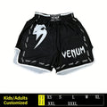 Men Women Muay Thai shorts Martial Arts Training Shorts