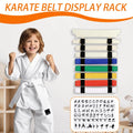 Taekwondo Belt Display Holder With Hanger And Stickers