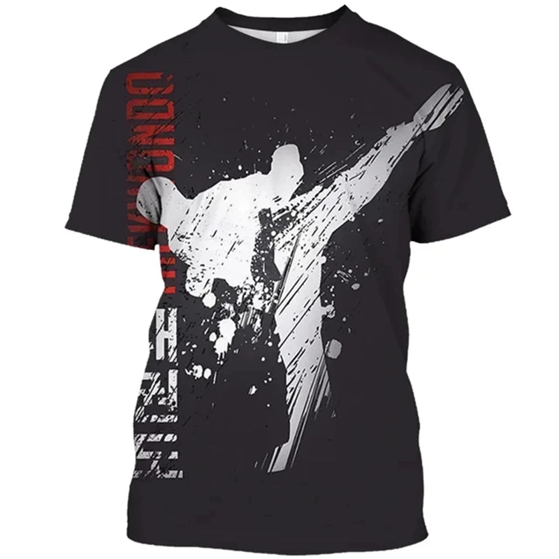 3d Printed T-shirt For Men Women Sports Breathable Comfortable Tee Shirt Short Sleeves