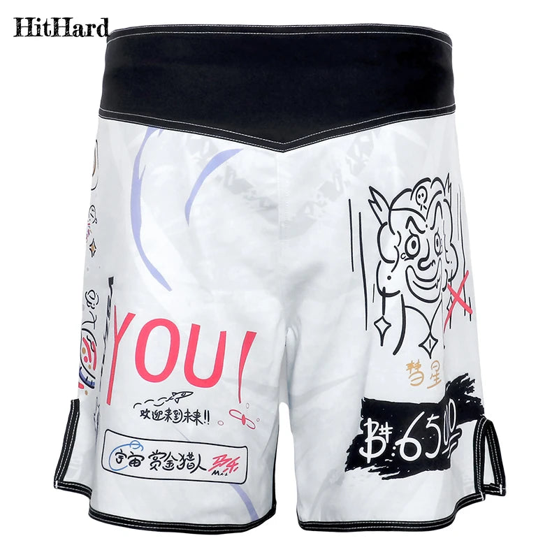 BJJ Shorts for Men Women kickboxing  Fight Shorts, No Gi, Jiu Jitsu, Grappling, Boxing, Kickboxing