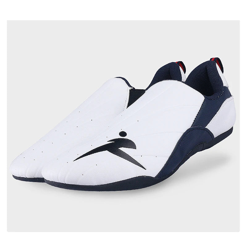 Taekwondo Lifestyle Shoes Thicker Soft Bottom Rubber Bottom Shoes Adult Men Women Breathable Martial Arts Shoes for Instructors